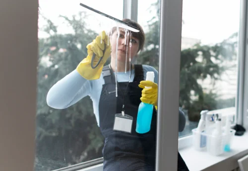 Nettoyage de vitres intérieures et extérieures à Bren